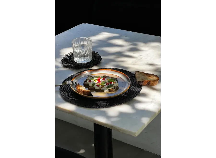 Das Beaded Platzdeckchen - Schwarz