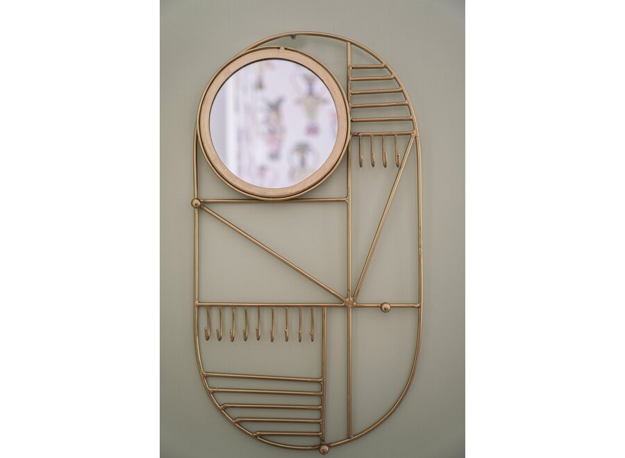 The Do I Look Pretty Wall Hanger - Brass