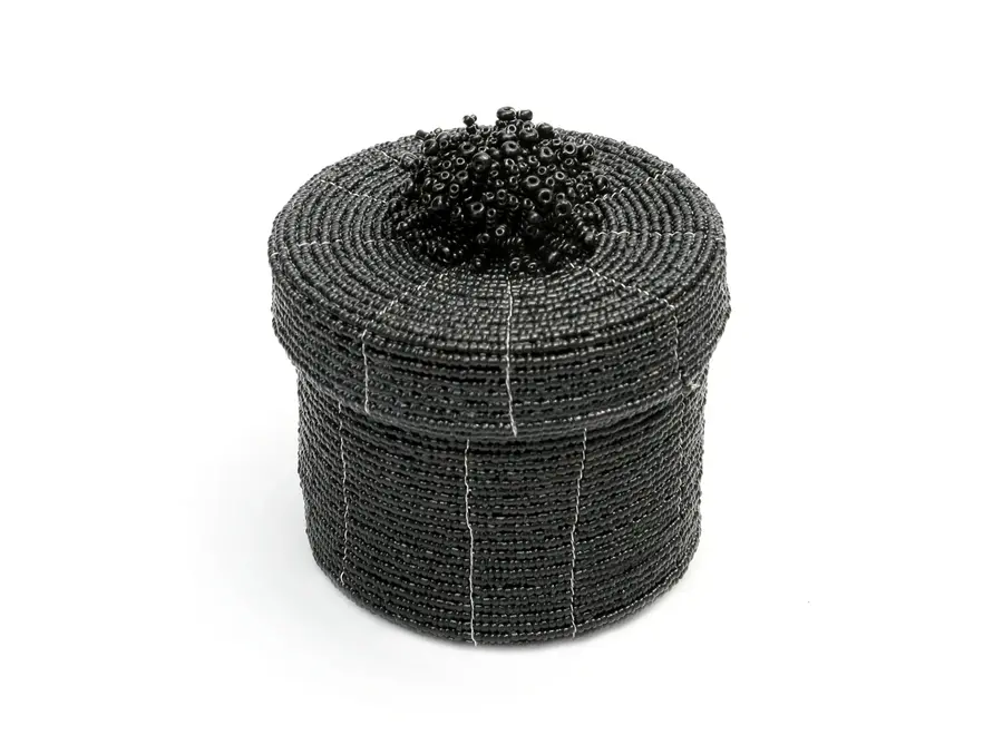 The Beaded Gift Box - Black
