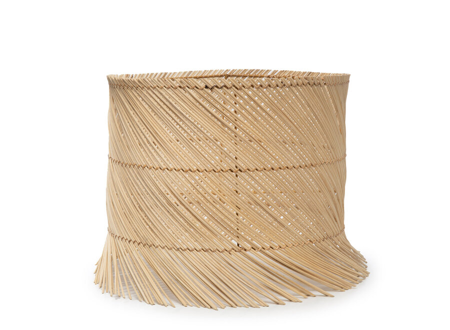 Rattan-Tischlampenschirm – Natur