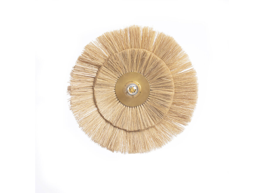 Die Doppelproblem Wandlampe - Naturgold - M