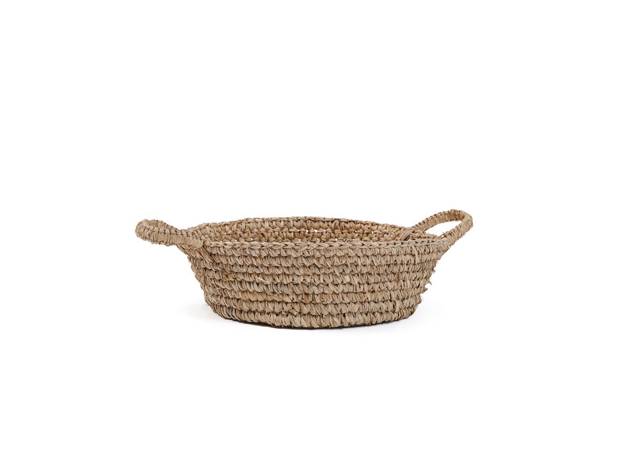 Die Raffia-Korbtabletts - Natur - S