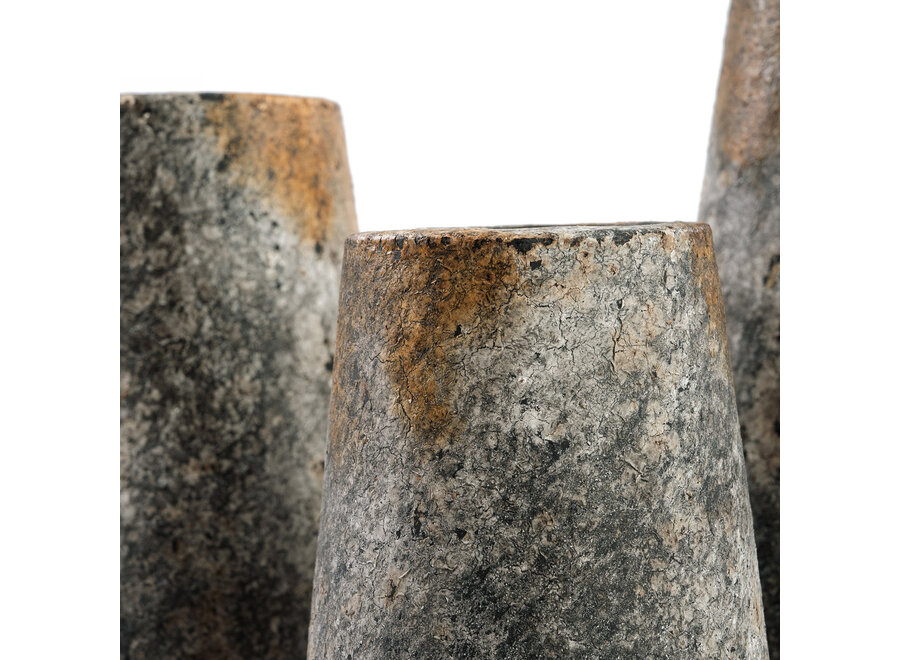 The Spooky Vase - Antique Grey - M