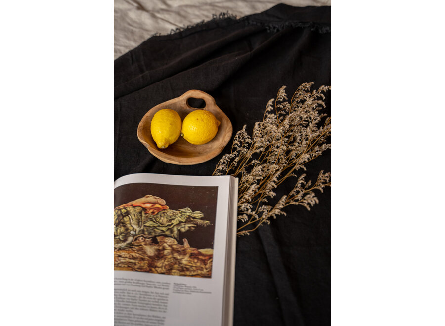 The Linen Tablecloth - Black - 150x250