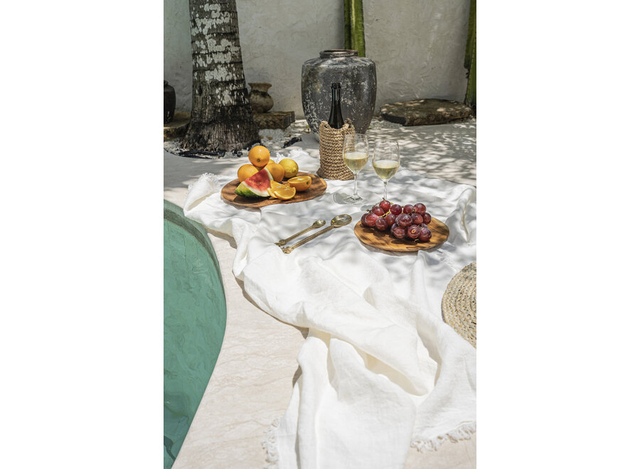 The Linen Tablecloth - White - 150x150