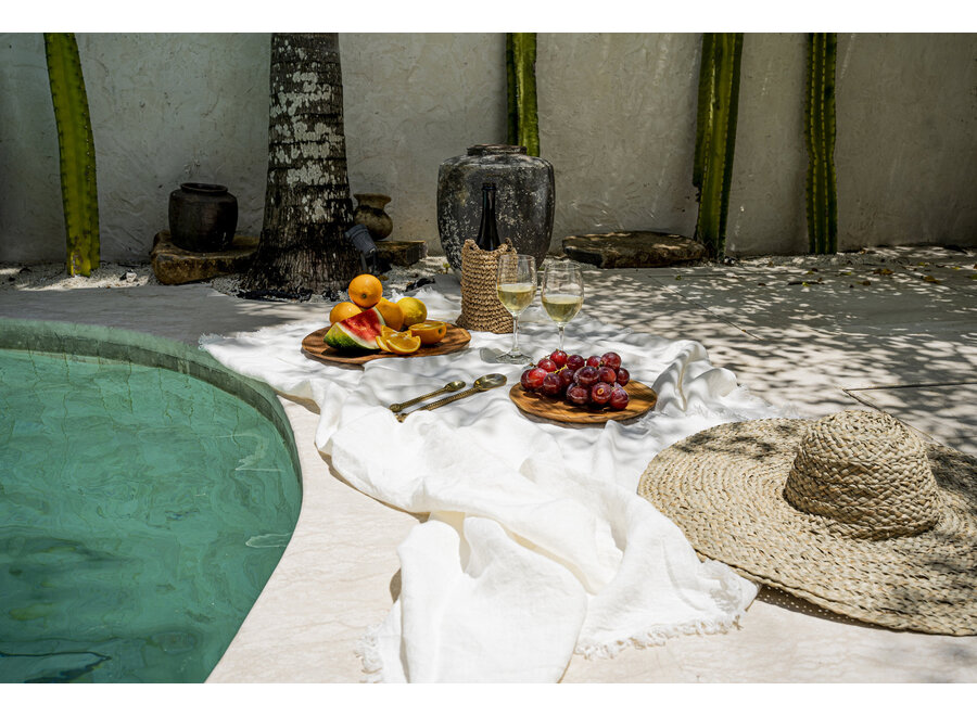 The Linen Tablecloth - White - 150x150