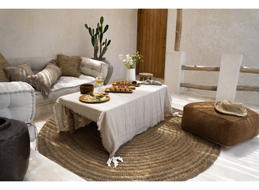 Das Leinen Tischtuch - Beige - 150x250