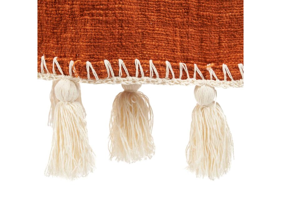 The Stitch Bed Throw - Terracotta