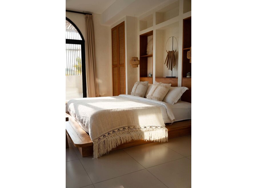 The Gypsy Bed Throw - Natural