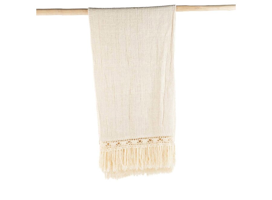 The Gypsy Bed Throw - Natural