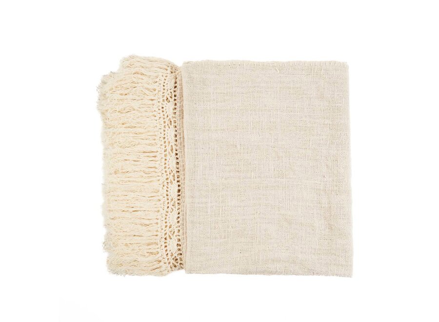 De Gypsy Bedsprei - Naturel