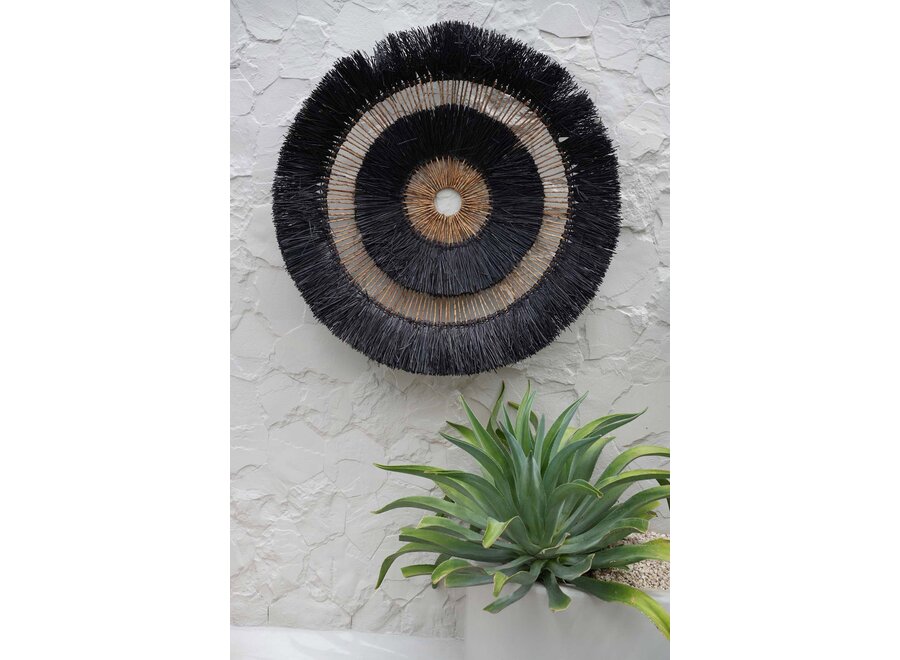 Decorazione Da Parete Maurea - Nero