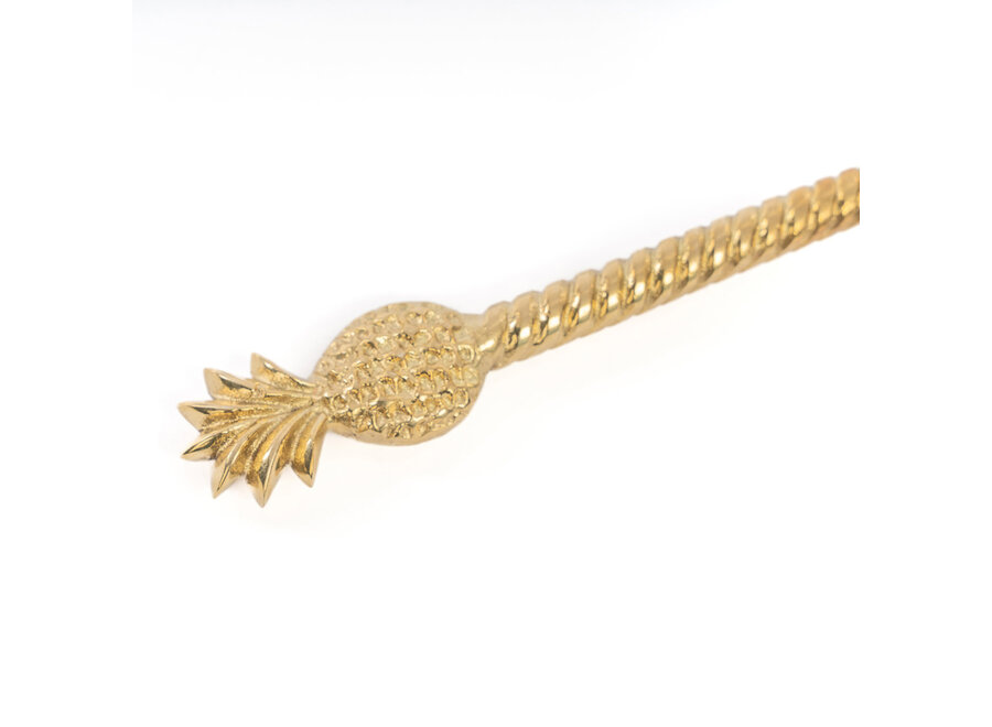 Der Ananas-Salatlöffel - Gold