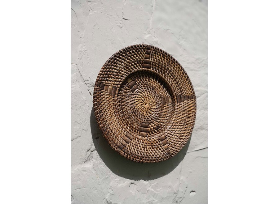 The Jasmine Plate - Brown - S