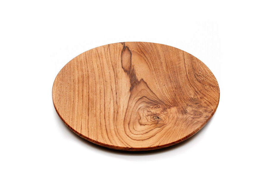 Der Teak Root Rundteller - L
