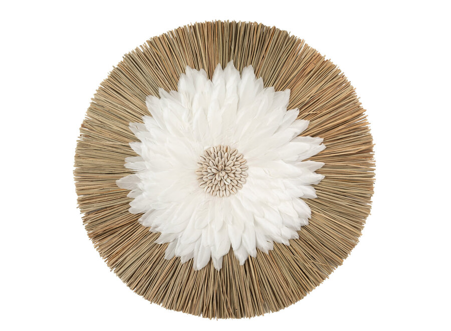 Das Alang Feather Juju - Natur Weiss