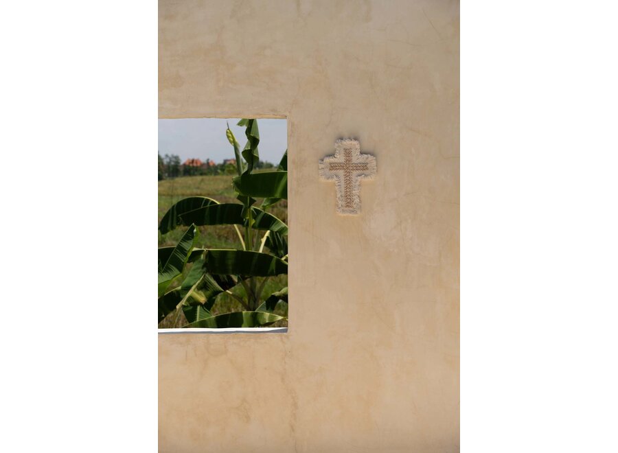 La Cruz De Macramé - Blanco