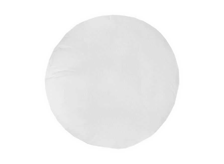 Pouf Intérieur Blanc Rond - Ø60