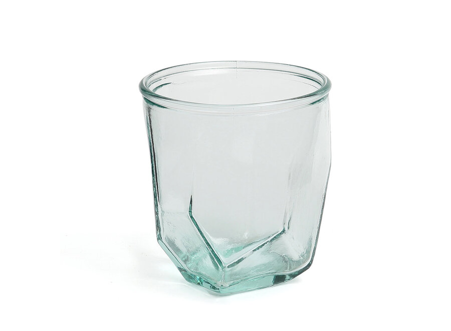 Das Origami Glas - Blau