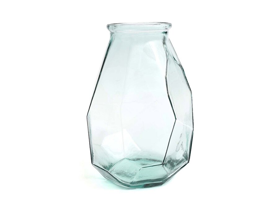 Il Vaso Long Origami - Blu
