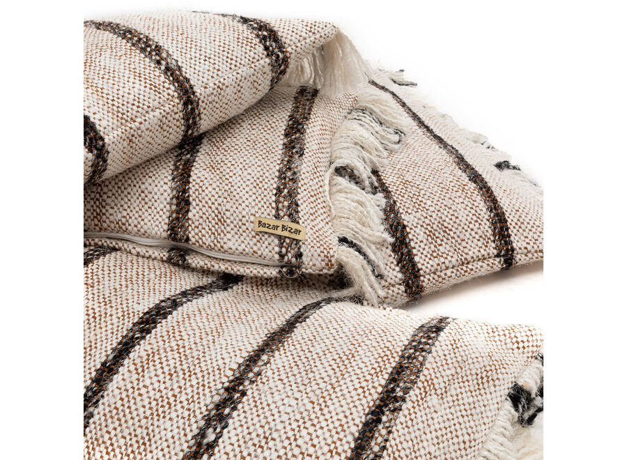 Il Copricuscino Oh My Gee - Bianco Bohemien - 35x100