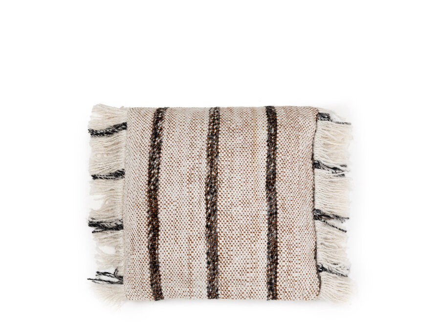 De Oh My Gee Kussenhoes - Bohemian Wit - 40x40