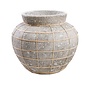 Die Belly Vase - Betongrau Natur - L