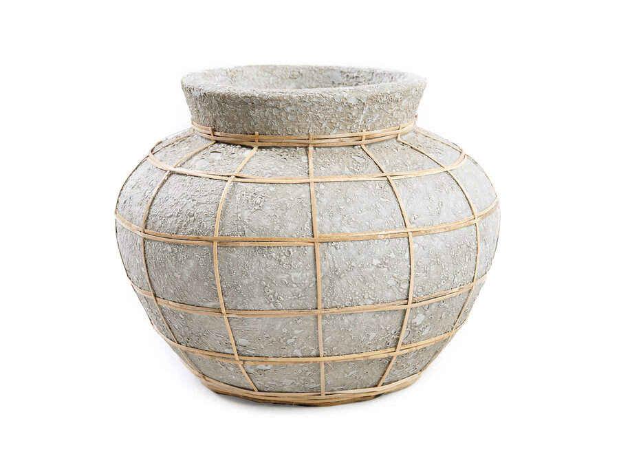 The Belly Vase - Concrete Natural - S