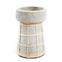 The Serene Candle Holder - Concrete Natural - L