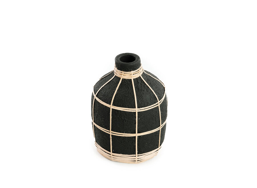Le Vase Whoopy - Noir Naturel - S