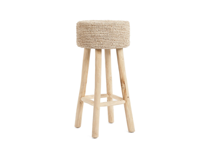 Le Tabouret De Bar En Raffia