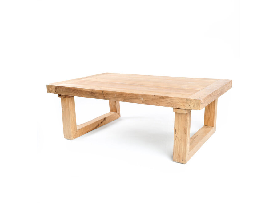 Der Couchtisch Aus Recyceltem Teakholz - Natur