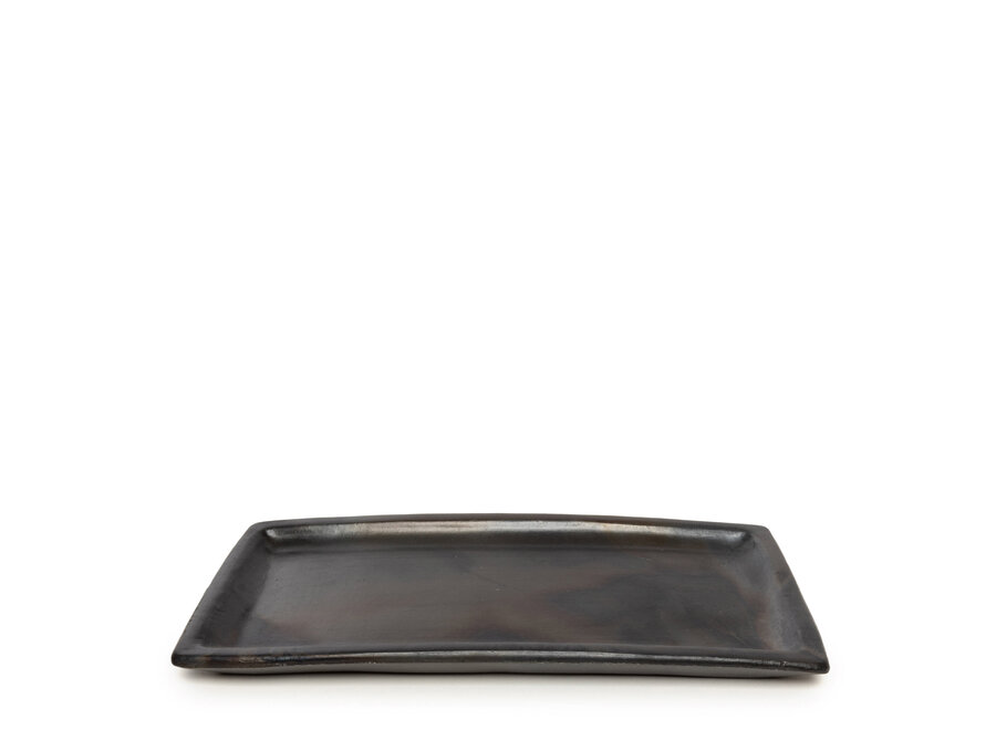 Het Burned Sushi Bord - Zwart - L