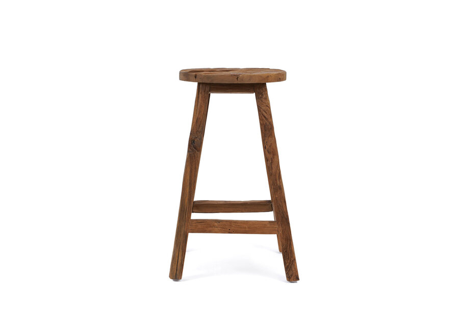 The Shibori Bar Stool - Natural
