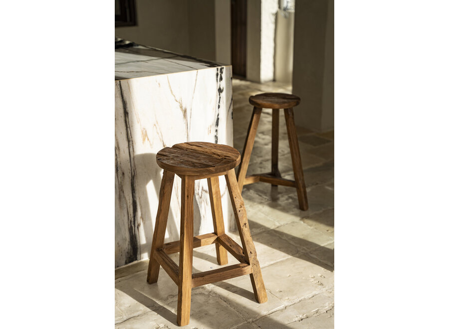 Le Tabouret De Bar Shibori - Naturel