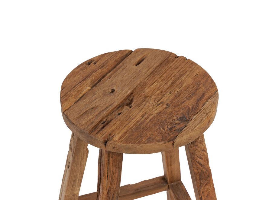 The Shibori Bar Stool - Natural