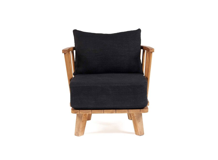 Le Fauteuil Une Place Malawi - Naturel Noir