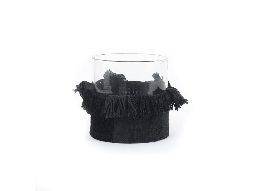 Der Oh My Gee Kerzenhalter - Schwarzer Samt - XL