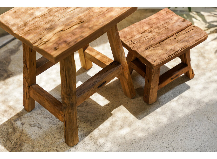 El Taburete Yoke - Natural - S