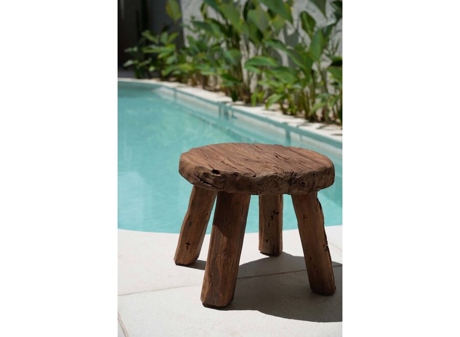 The Marabunta Rustic Side Table - Natural