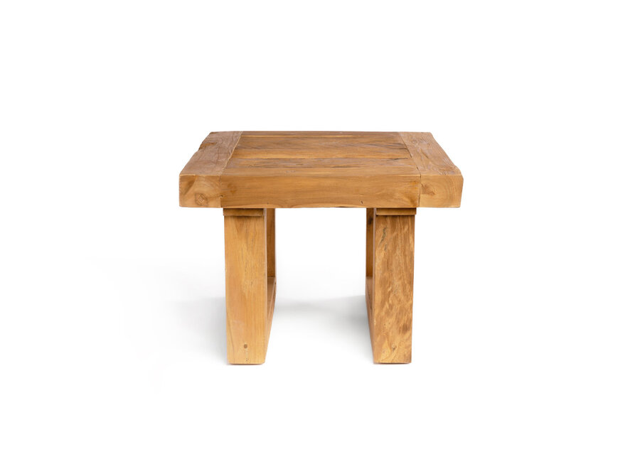 La Table D'Appoint En Teck Recyclé - Naturel
