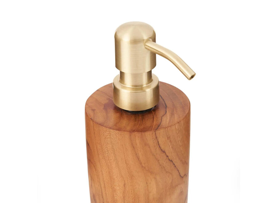 El Dispensador De Jabón Wooden - Natural
