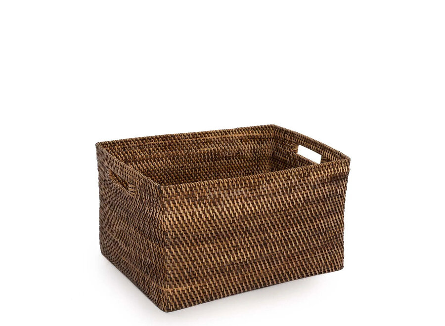 The Colonial Magazine Basket - Natural Brown - XL