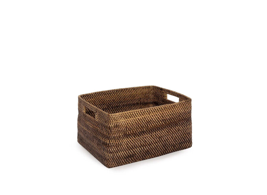 The Colonial Magazine Basket - Natural Brown - M