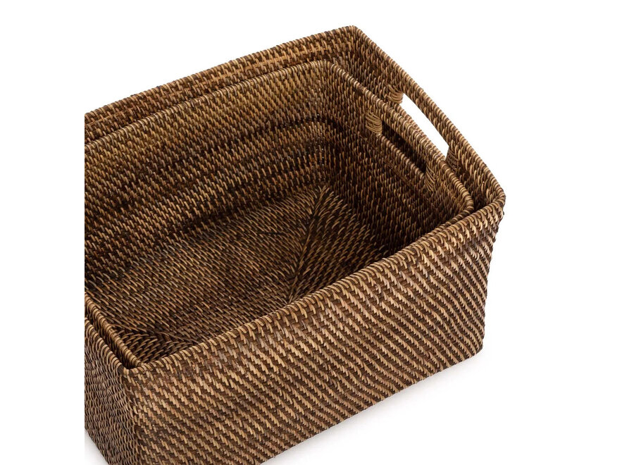 Le Panier À Magazines Colonial - Brun Naturel - M