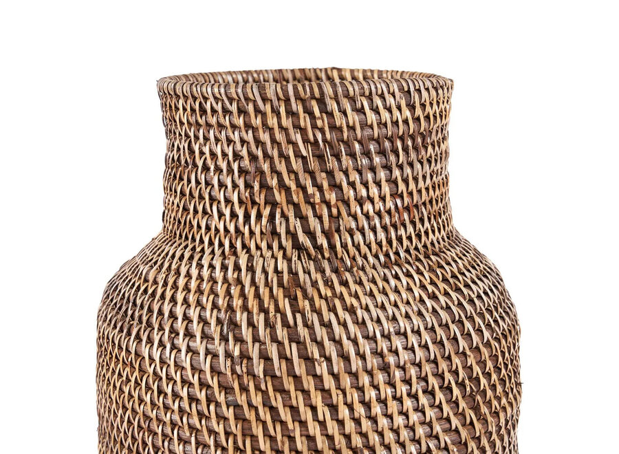 The Colonial Umbrella Basket - Natural Brown
