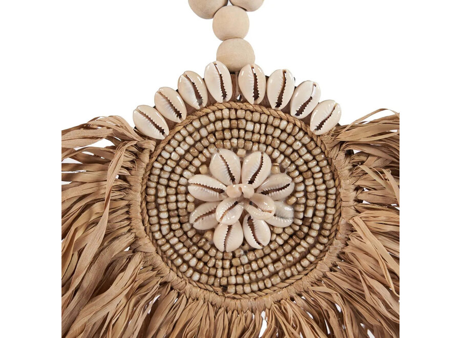 Die Raffia Tajoe Quaste - Natur