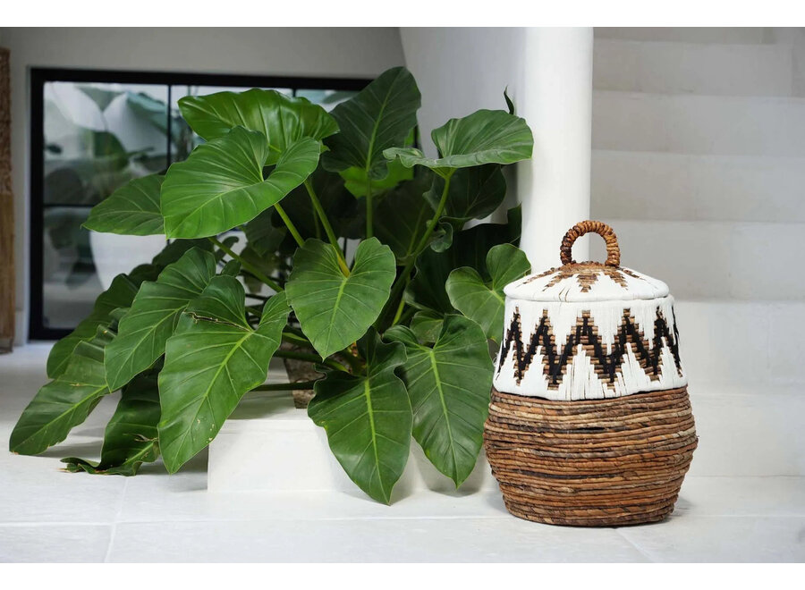 Le Panier Little Bay Beach - Naturel Blanc - M