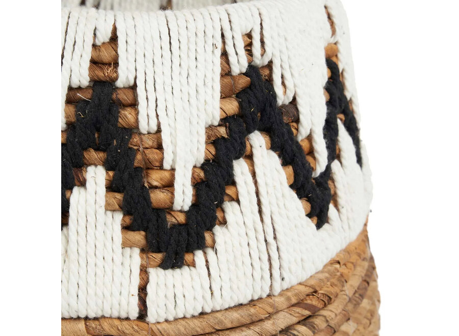 The Little Bay Beach Basket - Natural White - S