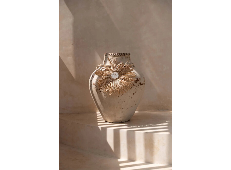 Le Raffia Bunga Pompon - Naturel